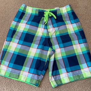 Hollister Mens Like New Plaid Board Shorts